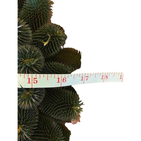 Artificial Green Pine Wreath With Red Bow 24" Diameter Christmas Decoration - Picture 5 of 6